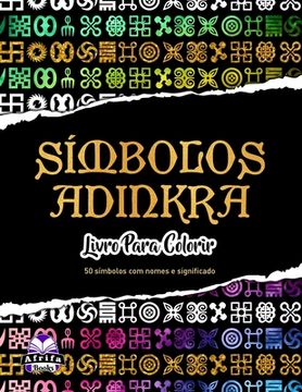 portada Símbolos Adinkra: Livro para colorir (en Portugués)