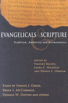 portada evangelicals & scripture: tradition, authority and hermeneutics (en Inglés)