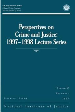 portada Perspectives on Crime and Justice: 1997-1998 Lecture Series (en Inglés)