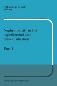 portada Nephrotoxicity in the Experimental and Clinical Situation: Part 1