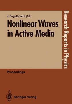 portada nonlinear waves in active media (en Inglés)