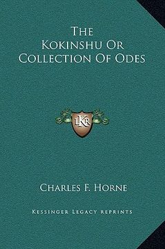 portada the kokinshu or collection of odes (en Inglés)