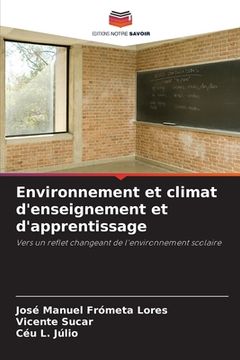 portada Environnement et climat d'enseignement et d'apprentissage