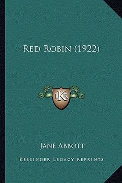 portada red robin (1922) (in English)