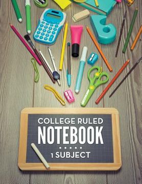 portada College Ruled Notebook - 1 Subject (en Inglés)