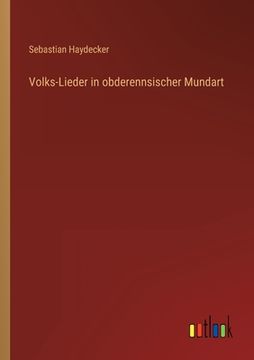 portada Volks-Lieder in obderennsischer Mundart (en Alemán)