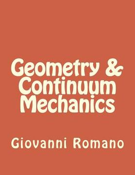 portada Geometry & Continuum Mechanics (en Inglés)