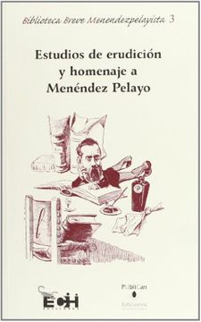portada Estudios de erudición y homenaje a Menéndez Pelayo (Historia)