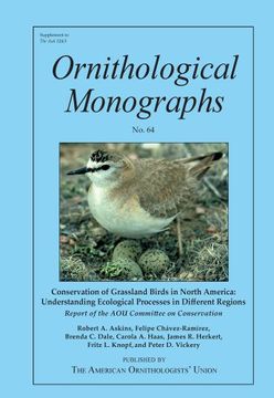 portada Conservation of Grassland Birds in North America: Understanding Ecological Processes in Different Regions, Report of the aou Committee on Conservation (Ornithological Monographs) (in English)