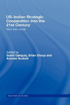 portada us-indian strategic cooperation into the 21st century: more than words (en Inglés)