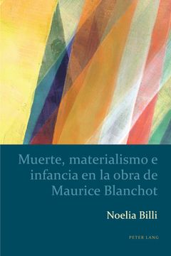 portada Muerte, materialismo e infancia en la obra de Maurice Blanchot
