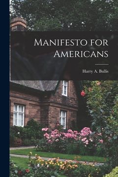 portada Manifesto for Americans (en Inglés)