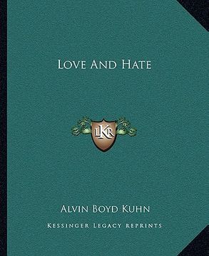 portada love and hate (en Inglés)