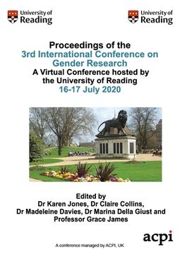 portada ICGR20-Proceedings of the 3rd International Conference on Gender Research (en Inglés)