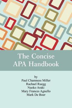 portada The Concise APA Handbook (en Inglés)