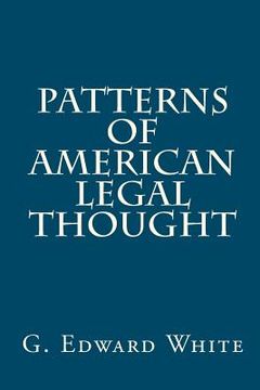 portada patterns of american legal thought (en Inglés)