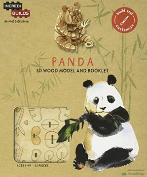 portada Incredibuilds Animal Collection: Panda (en Inglés)