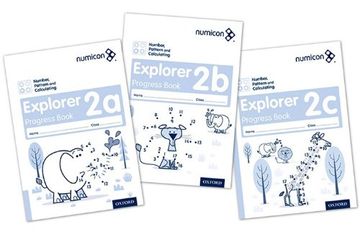 portada Numicon: Number, Pattern and Calculating 2 Explorer Progress Books ABC (Mixed pack)
