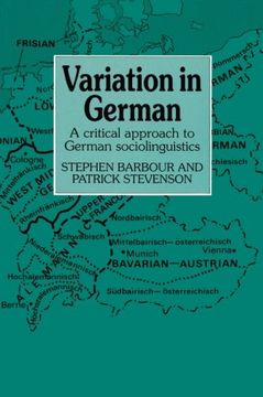 portada Variation in German: A Critical Approach to German Sociolinguistics (en Inglés)