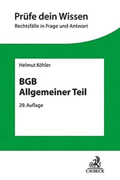 portada Bgb Allgemeiner Teil (in German)