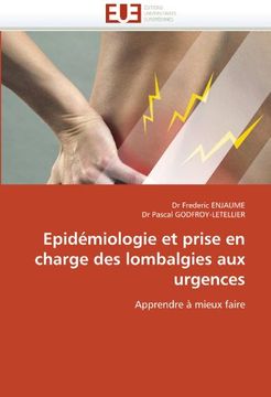portada Epidemiologie Et Prise En Charge Des Lombalgies Aux Urgences