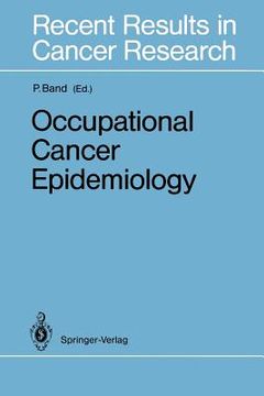 portada occupational cancer epidemiology (en Inglés)