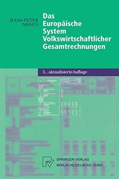 portada Das Europäische System Volkswirtschaftlicher Gesamtrechnungen (en Alemán)