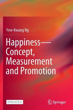 portada Happiness-Concept, Measurement and Promotion