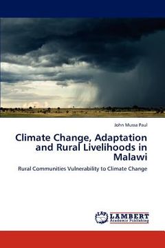 portada climate change, adaptation and rural livelihoods in malawi (en Inglés)
