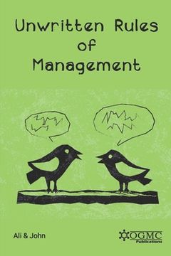 portada Unwritten Rules of Management (en Inglés)