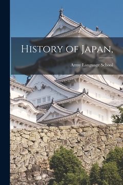 portada History of Japan, (en Inglés)