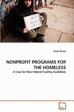portada nonprofit programs for the homeless (en Inglés)