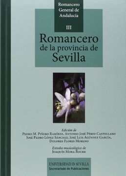 portada Romancero de la provincia de Sevilla. (Serie Literatura)