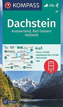 portada Kompass Wanderkarte 20 Dachstein, Ausseerland, bad Goisern, Hallstatt 1: 50. 000 (en Alemán)