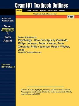 portada studyguide for psychology: core concepts by philip zimbardo, isbn 9780205474455