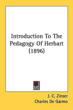 portada introduction to the pedagogy of herbart (1896) (in English)