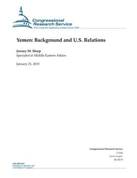 portada Yemen: Background and U.S. Relations (CRS Reports)