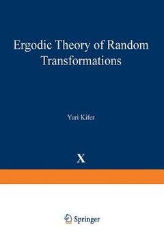 portada Ergodic Theory of Random Transformations (en Inglés)