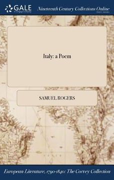 portada Italy: a Poem (en Inglés)