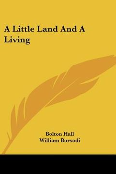 portada a little land and a living (en Inglés)