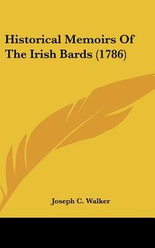 portada historical memoirs of the irish bards (1786) (en Inglés)
