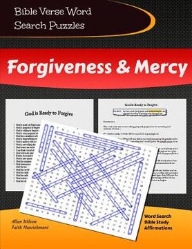 portada Bible Verse Word Search Puzzles - Forgiveness & Mercy: Scripture Word & Phrase Search with Bible Study & Christian Affirmations (en Inglés)