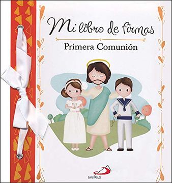 portada Mi Libro de Firmas. Mi Primera Comunión (Naranja) (in Spanish)