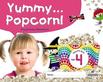 portada Yummy. Popcorn! Age 4. Second Term (en Inglés)