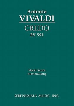 portada Credo, RV 591: Vocal score