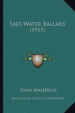 portada salt-water ballads (1915) (en Inglés)