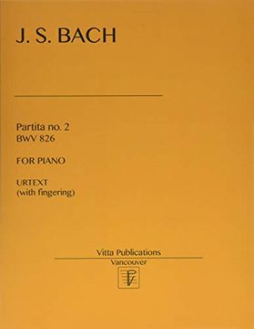 portada Partita no. 2 BWV 826: Urtext (with fingering) (in English)