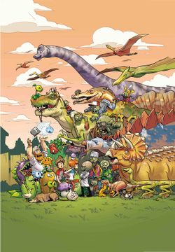 portada Plants vs Zombies vol. 12: Dinomita