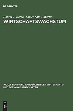portada Wirtschaftswachstum (Wolls Lehr- und Handb Cher der Wirtschafts- und Sozialwissen) (in German)