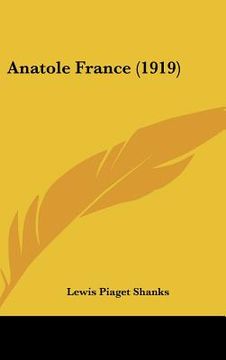 portada anatole france (1919) (en Inglés)